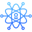 Quantum Cryptography Algorithm Icon